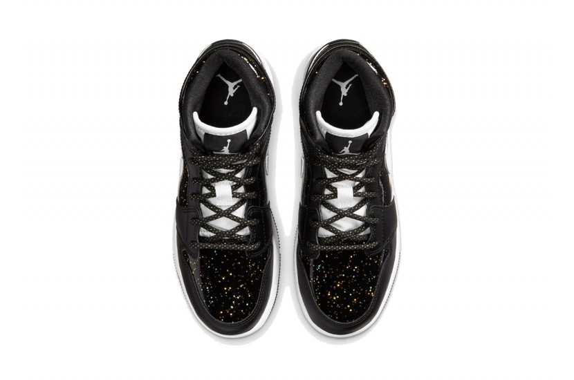 AIR JORDAN 1 MID GS BLACK SPECKLE [AV5174-001]