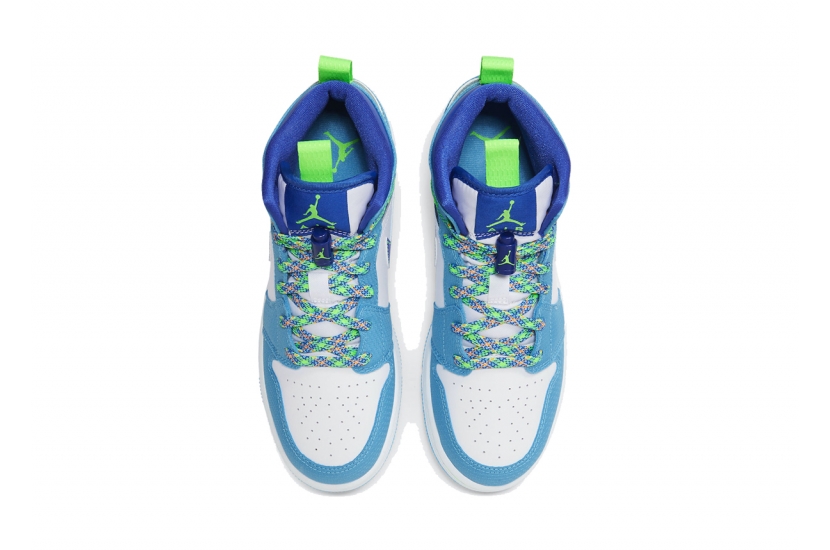 AIR JORDAN 1 MID GS SPRITE BLUE [DA8010-400]