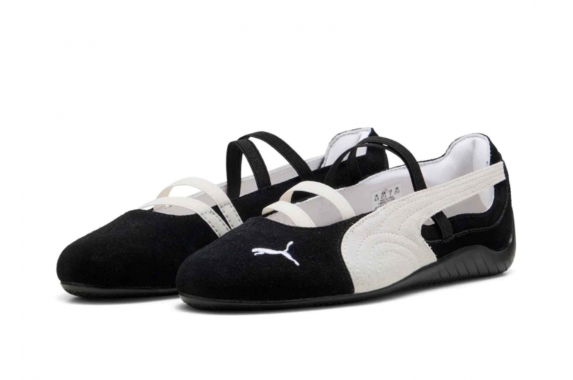 PUMA WMNS SPEEDCAT BALLET SD BLACK WHITE [401287-06]