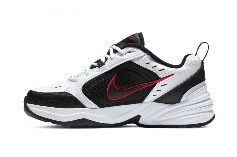 NIKE AIR MONARCH IV WHITE BLACK [415445-101]
