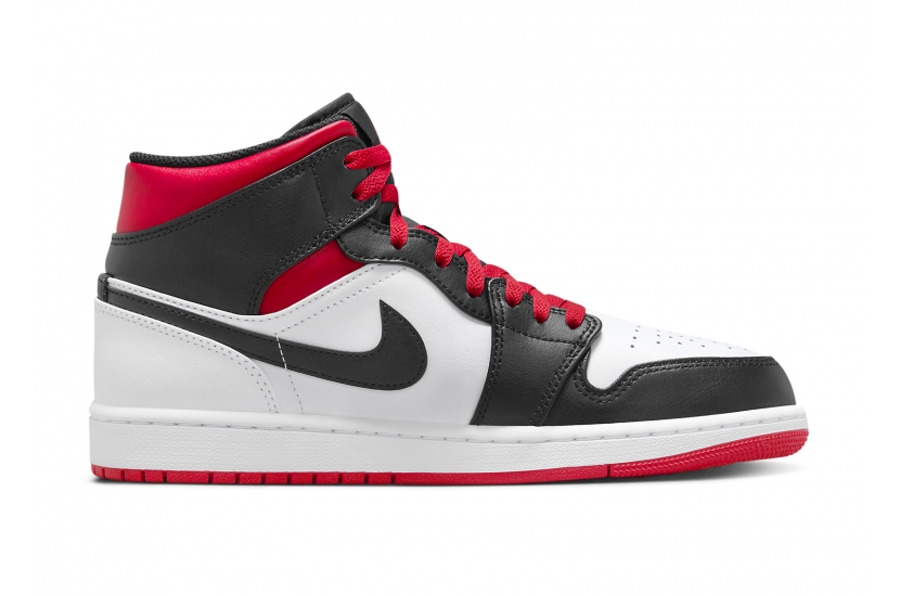 AIR JORDAN 1 MID GYM RED BLACK TOE [DQ8426-106]