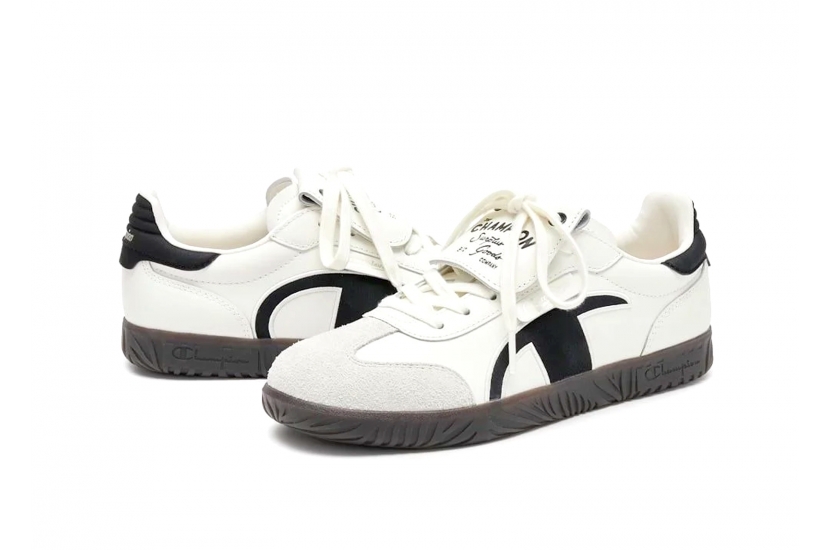 CHAMPION ESSENTIALS T-TRAINER CREAM BLACK [U4CFCTW14U3] 
