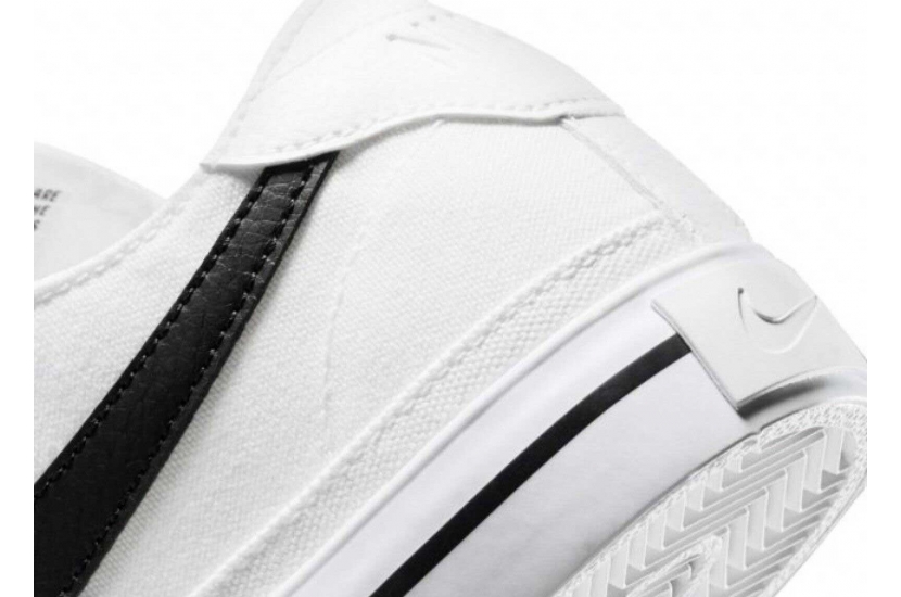 COURT LEGACY CANVAS WHITE BLACK [CW6539-100]