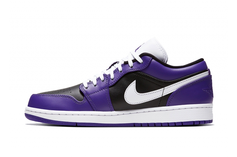 AIR JORDAN 1 LOW PURPLE BLACK [553558-501]