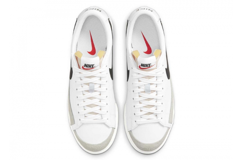 BLAZER LOW PLATFORM WHITE BLACK [DJ0292-101]