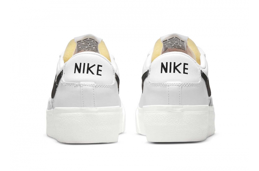 BLAZER LOW PLATFORM WHITE BLACK [DJ0292-101]