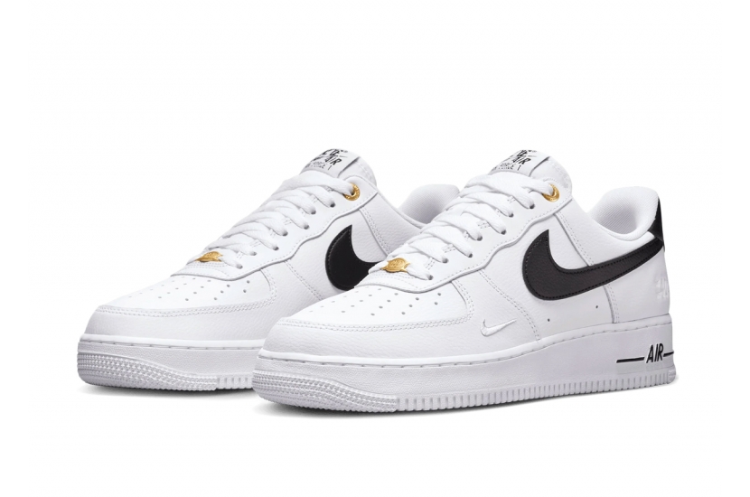 AIR FORCE 1 '07 LV8 40TH ANNIVERSARY WHITE BLACK [DQ7658-100]