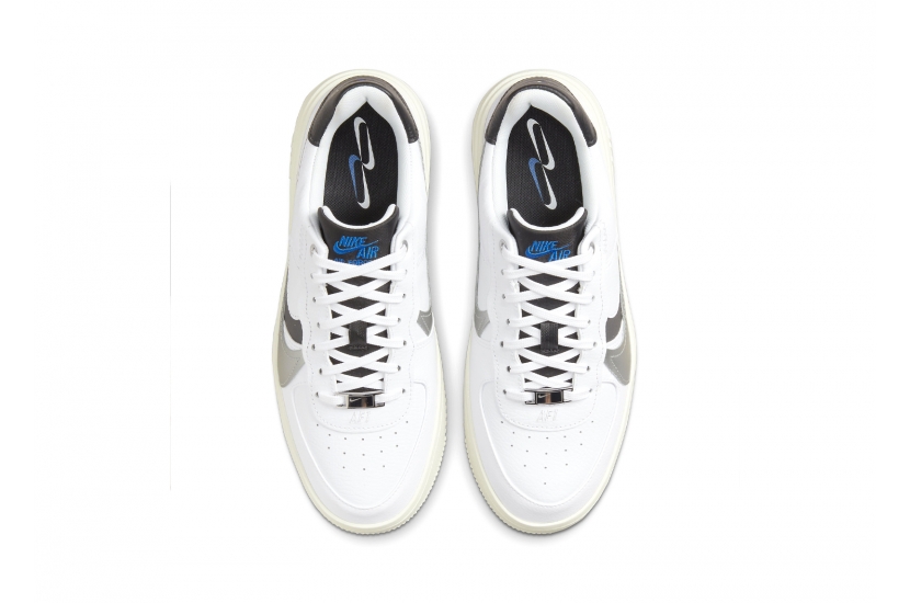 AIR FORCE 1 LOW PLT.AF.ORM WHITE METALLIC SILVER BLACK [DX3199-100]
