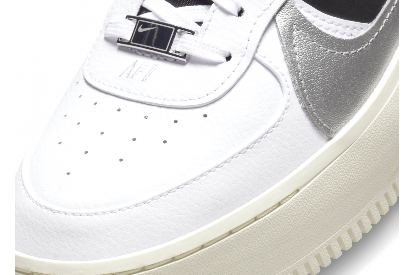 AIR FORCE 1 LOW PLT.AF.ORM WHITE METALLIC SILVER BLACK [DX3199-100]