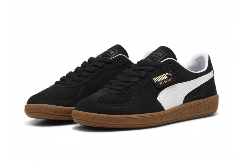 PUMA PALERMO ‘BLACK WHITE GUM’ [396463-10]