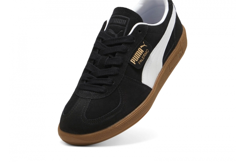 PUMA PALERMO ‘BLACK WHITE GUM’ [396463-10]