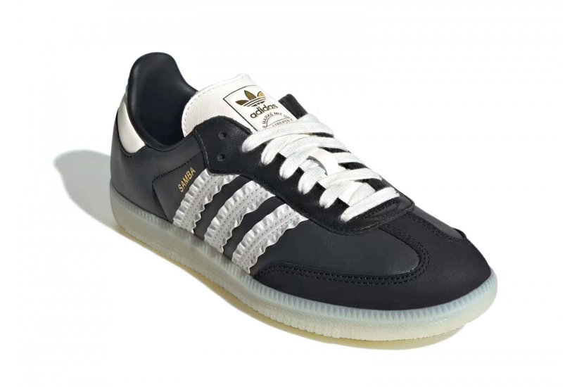 SAMBA RUFFLE STRIPES PACK BLACK OFF WHITE W [JR8831]
