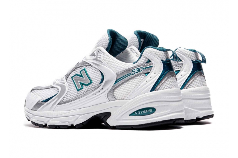 NEW BALANCE 530 'WHITE METALLIC SILVER' [MR530AB]