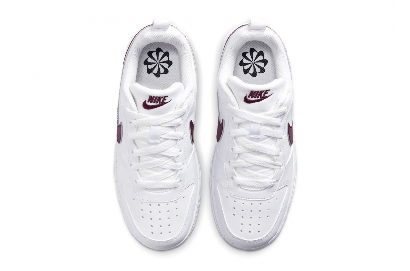 COURT BOROUGH LOW RECRAFT WHITE BURGUNDY CRUSH [DV5456-112]