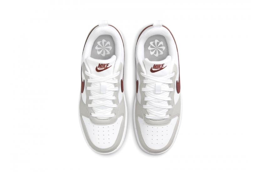 NIKE COURT BOROUGH RECEAFT WHITE DARK PONY IRON ORE [FZ1024-100]