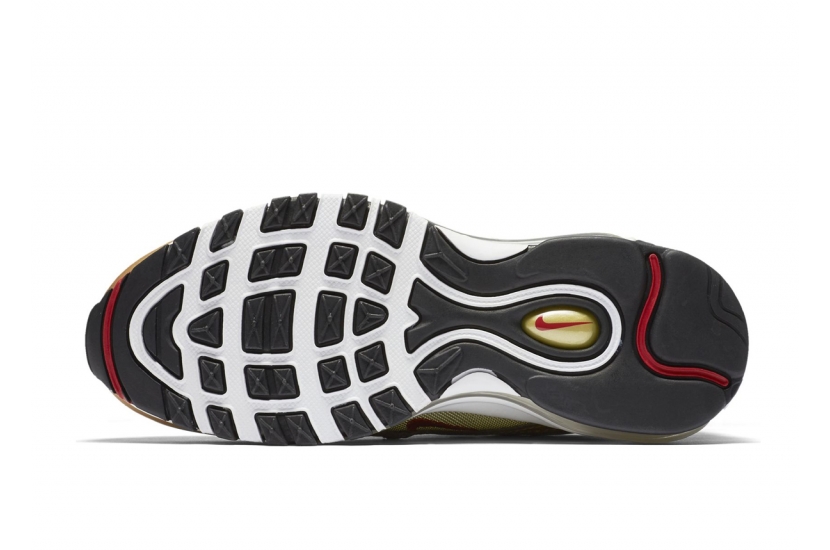 AIR MAX 97 METALLIC GOLD TRAINERS (GS) [918890-700]