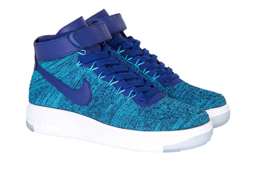 AIR FORCE 1 FLYNIT BLUE LAGOON [818018-400]