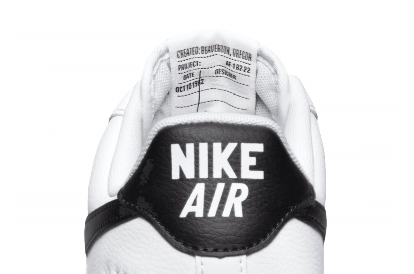 AIR FORCE 1 '07 LV8 40TH ANNIVERSARY WHITE BLACK [DQ7658-100]