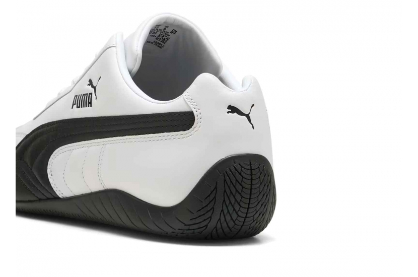 PUMA SPEEDCAT LEATHER WHITE BLACK [401603-02]