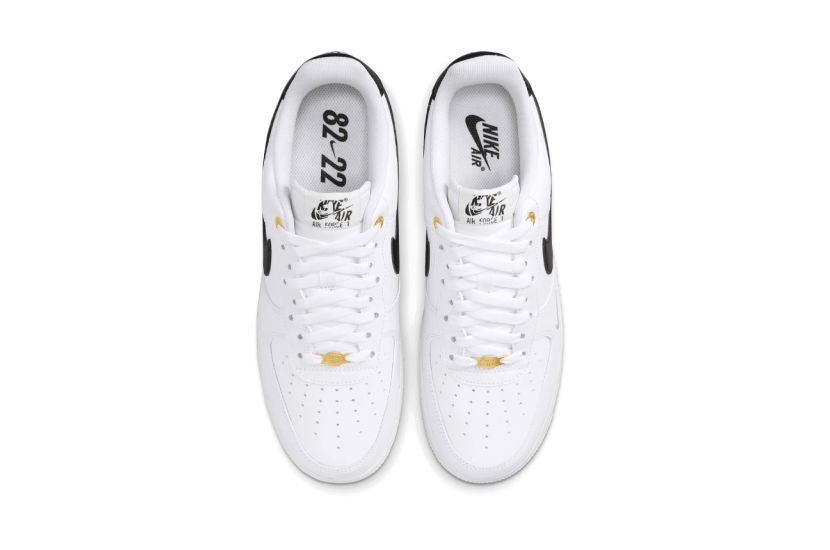 AIR FORCE 1 '07 LV8 40TH ANNIVERSARY WHITE BLACK [DQ7658-100]