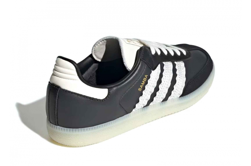 SAMBA RUFFLE STRIPES PACK BLACK OFF WHITE W [JR8831]