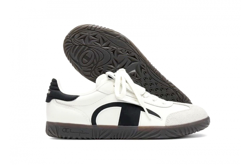 CHAMPION ESSENTIALS T-TRAINER CREAM BLACK [U4CFCTW15U3] 