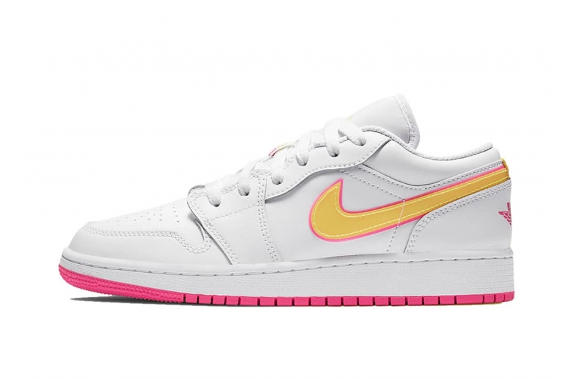 AIR JORDAN 1 LOW GS EDGE GLOW [CV4610-100]