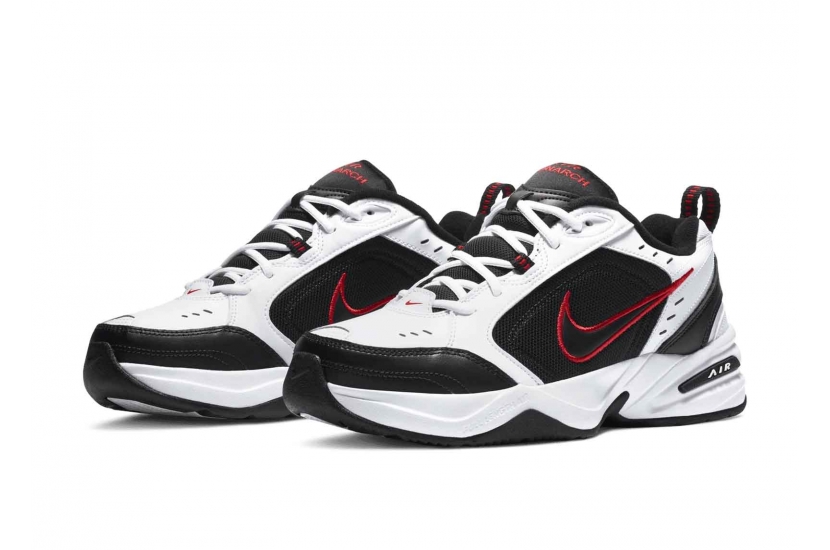 NIKE AIR MONARCH IV WHITE BLACK [415445-101]