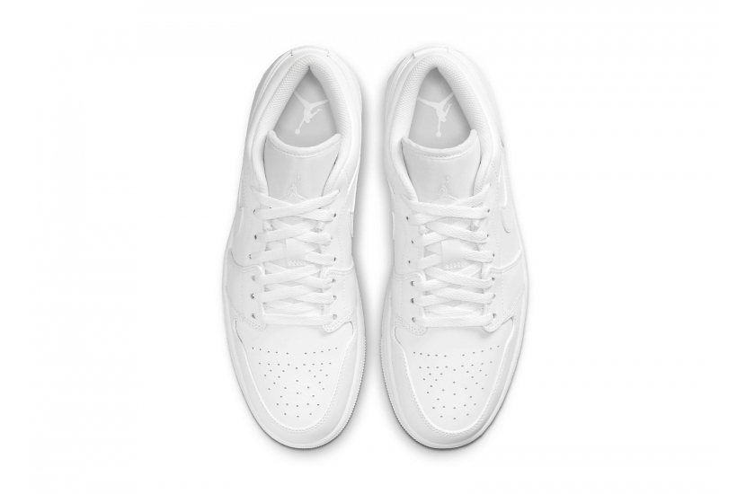 AIR JORDAN 1 LOW TRIPLE WHITE [553558-136]