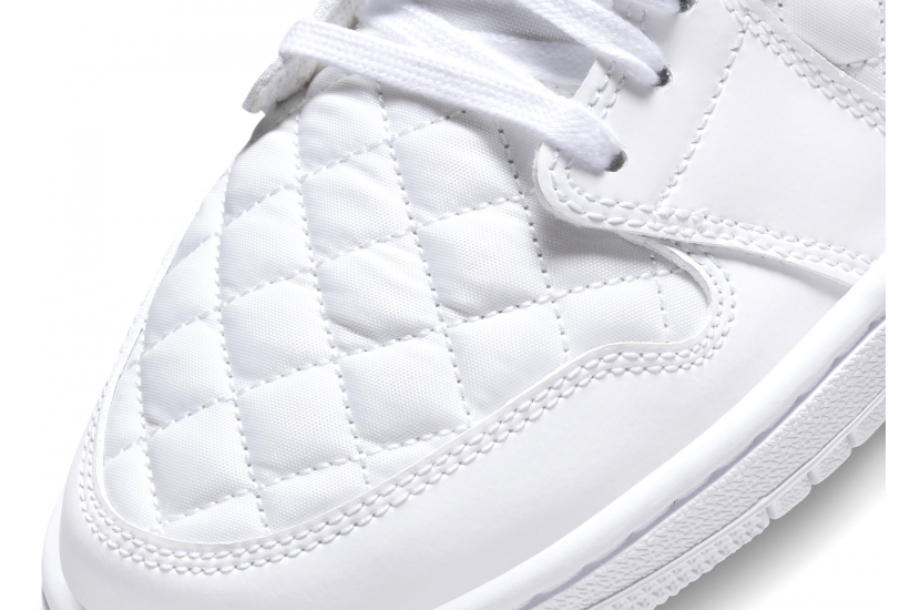 AIR JORDAN 1 LOW QUILTED WHITE W [DB6480-100]