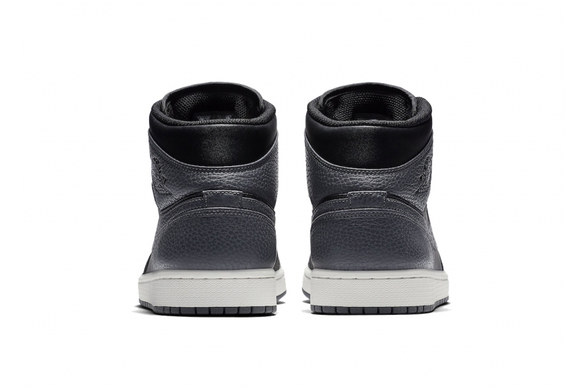 AIR JORDAN 1 MID BLACK DARK GREY [554725-041]