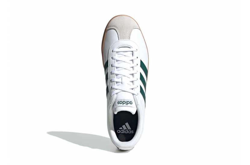 ADIDAS VL COURT BASE CLOUD WHITE / COLLEGIATE GREEN [ID3710]