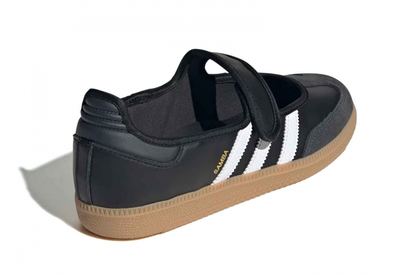 SAMBA JANE BLACK WHITE GUM [JQ6445]