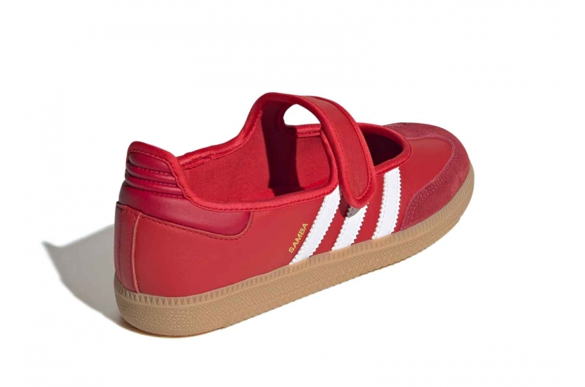 SAMBA JANE SCARLET WHITE GUM [JQ6446]