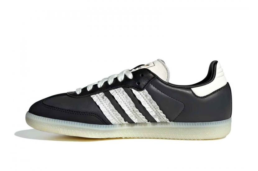 SAMBA RUFFLE STRIPES PACK BLACK OFF WHITE W [JR8831]