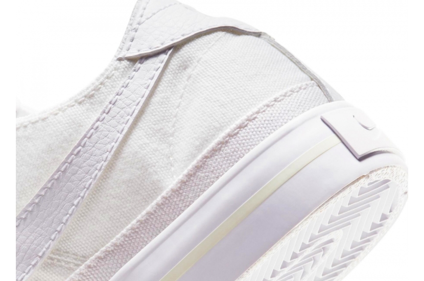 WMNS COURT LEGACY CANVAS ‘TRIPLE WHITE’ [CZ0294-100]