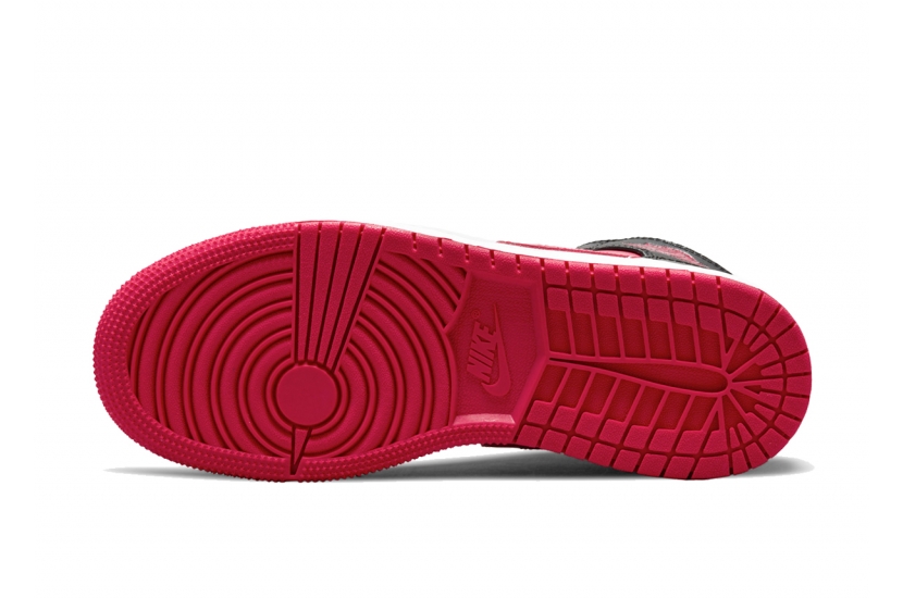 AIR JORDAN 1 MID WHITE VERY BERRY [554725-016]