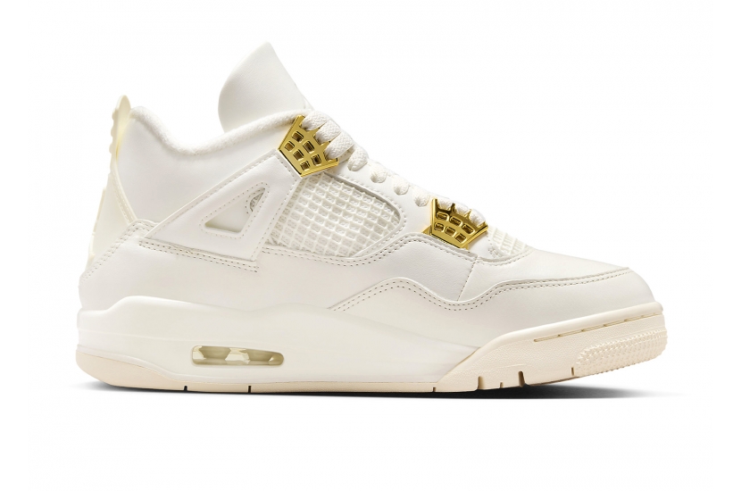 AIR JORDAN 4 RETRO METALLIC GOLD W [AQ9129-170]