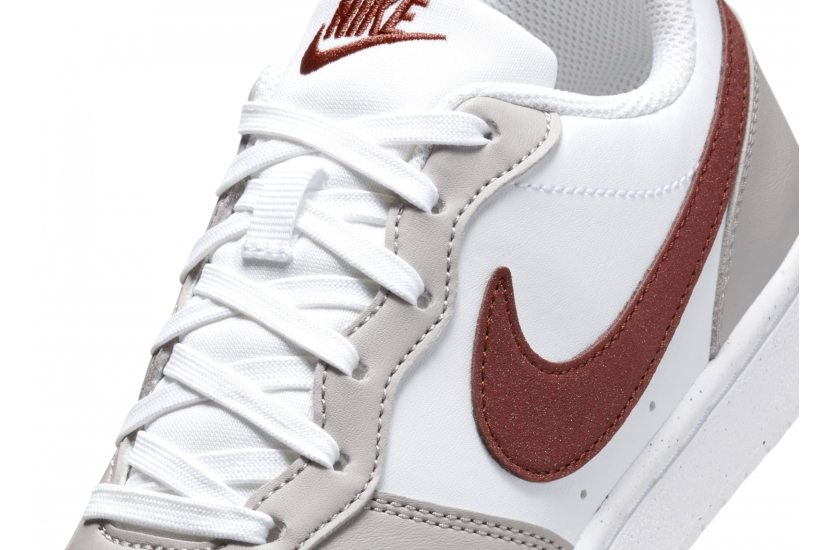 NIKE COURT BOROUGH RECEAFT WHITE DARK PONY IRON ORE [FZ1024-100]
