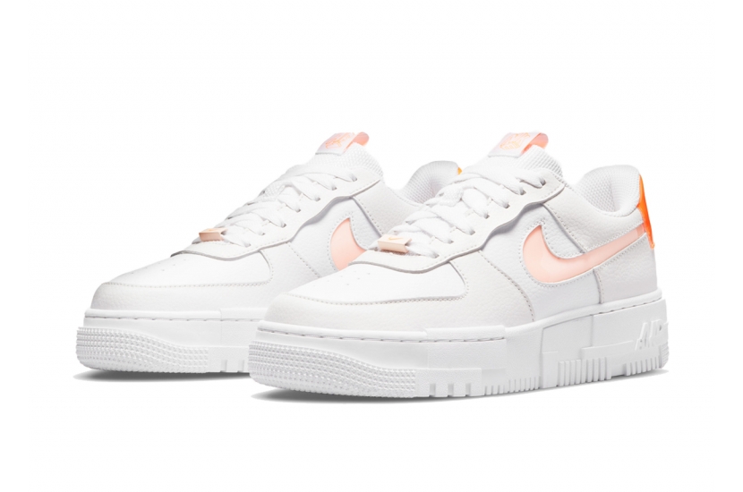 AIR FORCE 1 PIXEL WHITE ORANGE [DM3036-100]