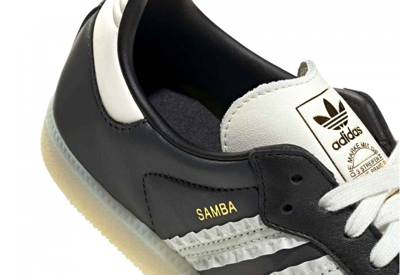 SAMBA RUFFLE STRIPES PACK BLACK OFF WHITE W [JR8831]