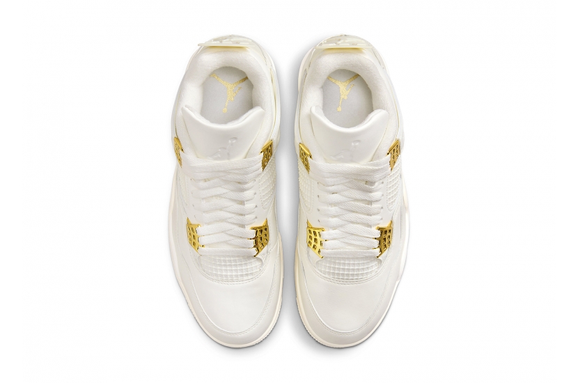 AIR JORDAN 4 RETRO METALLIC GOLD W [AQ9129-170]