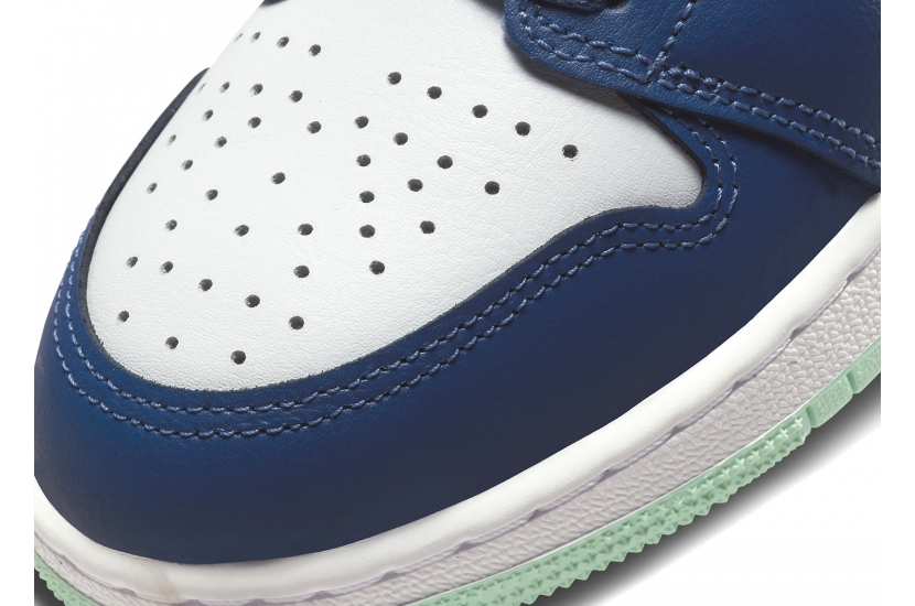 AIR JORDAN 1 MID MYSTIC NAVY MINT FOAM GS [554725-413]