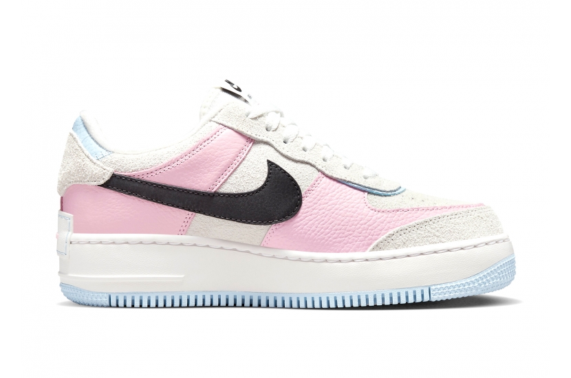 AIR FORCE 1 SHADOW HOOPS WHITE PINK W [DX3358-100]