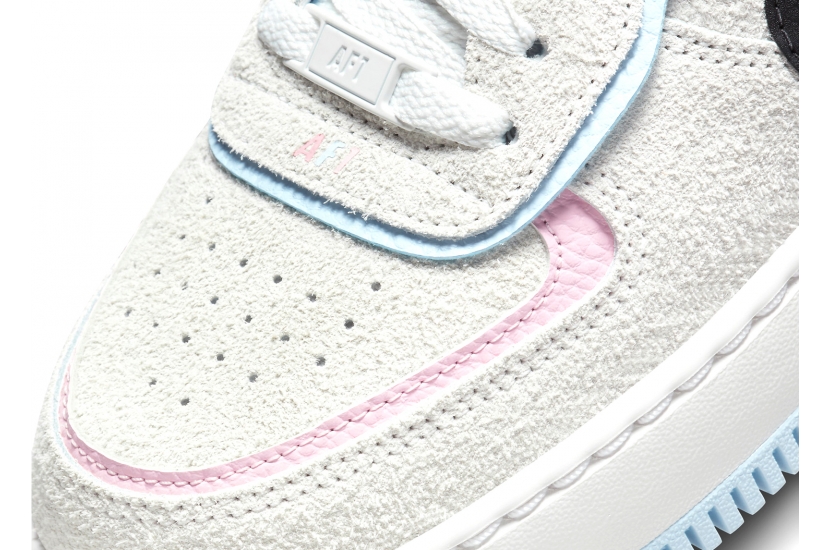 AIR FORCE 1 SHADOW HOOPS WHITE PINK W [DX3358-100]