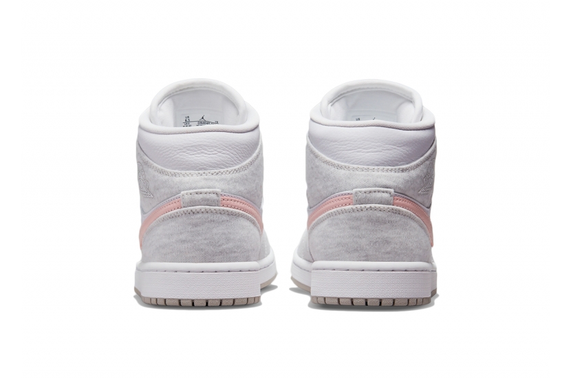 AIR JORDAN 1 MID SE WHITE LIGHT IRON ORE [DN4045-001]