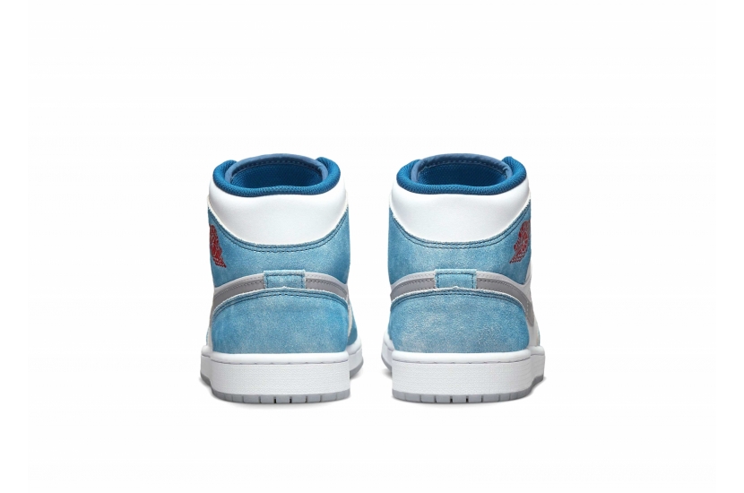 AIR JORDAN 1 MID FRENCH BLUE FIRE RED [DN3706-401]