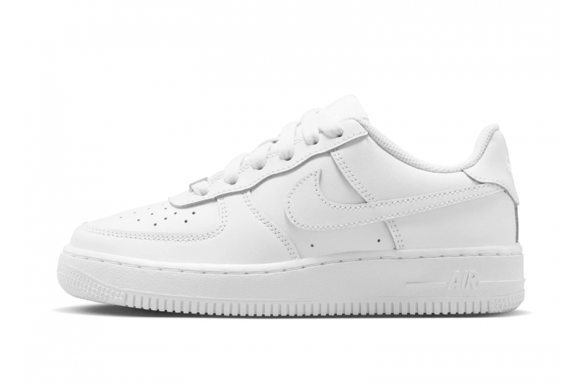 NIKE AIR FORCE 1 LOW LE TRIPLE WHITE (GS) [FV5951-111]