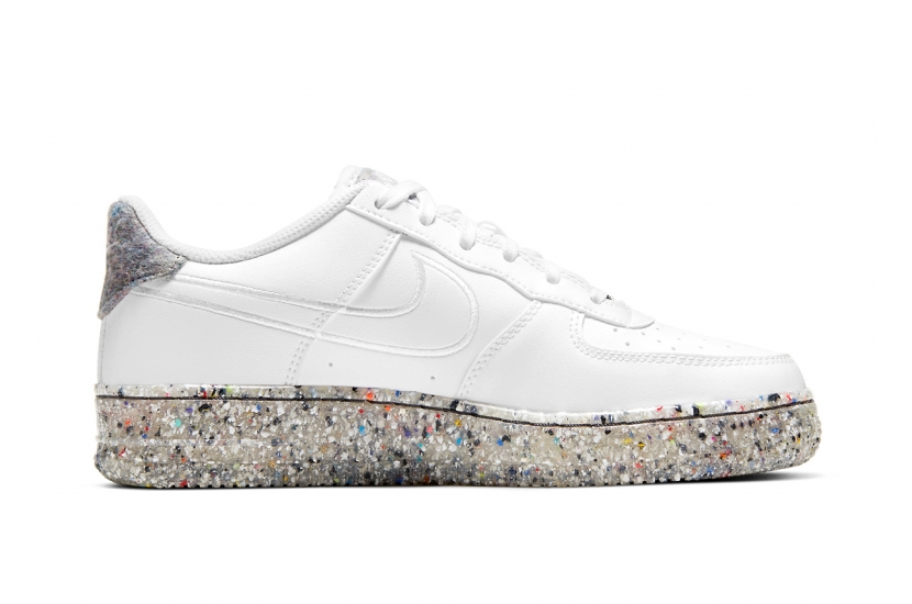 AIR FORCE 1 RECYCLED WOOL PACK – WHITE (GS) [DB2813-100]