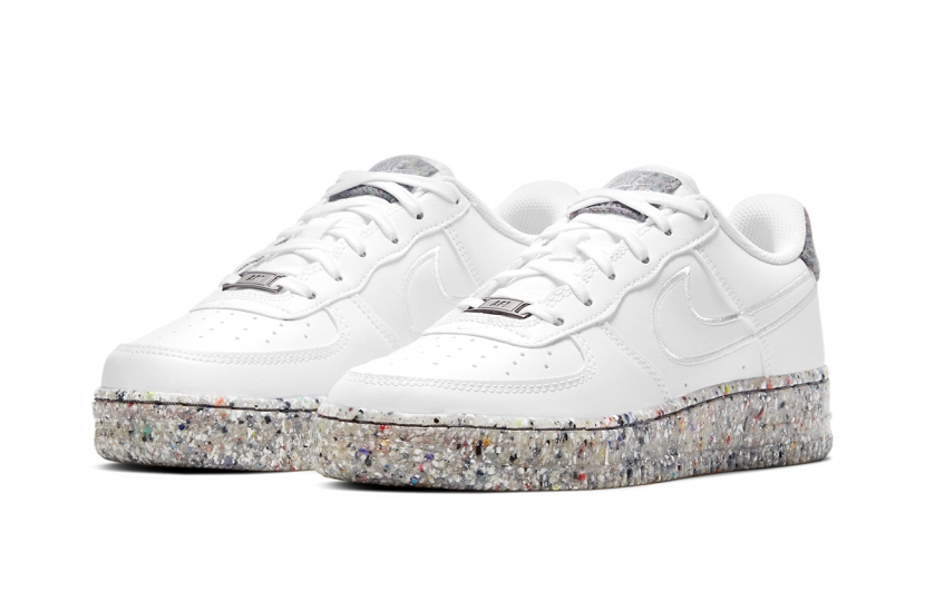 AIR FORCE 1 RECYCLED WOOL PACK – WHITE (GS) [DB2813-100]